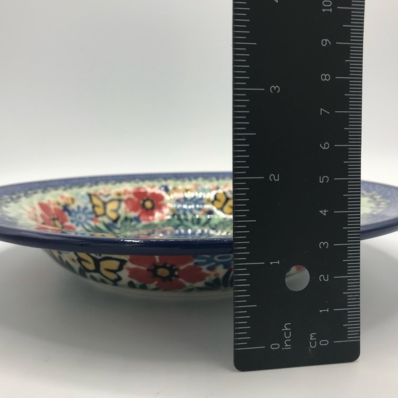 Polish Pottery Unikat 2297 Soup Salad Pasta Bowl - Picture 5 of 6